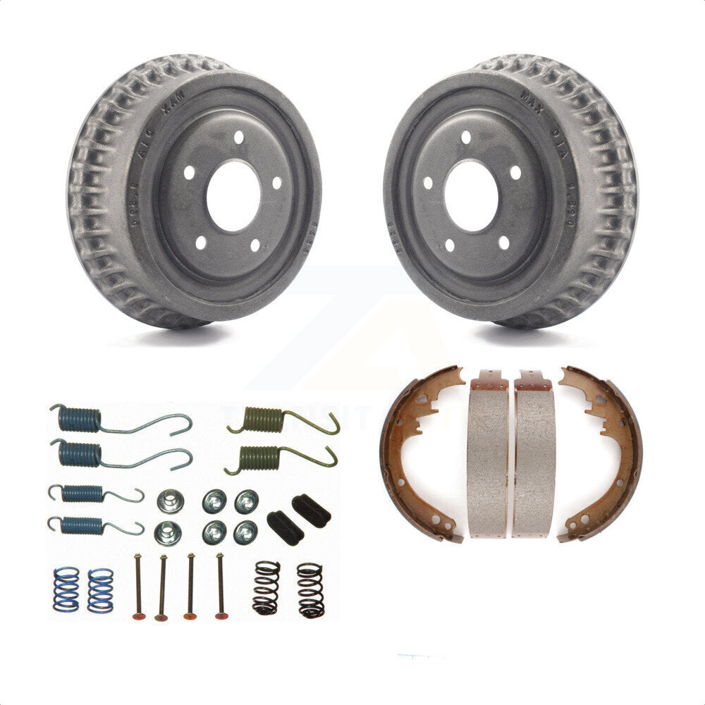 Rear Brake Drum Shoes And Spring Kit For Chevrolet Caprice Oldsmobile 98 Pontiac Parisienne With 9-1/2" Diameter K8N-100515 by Transit Auto