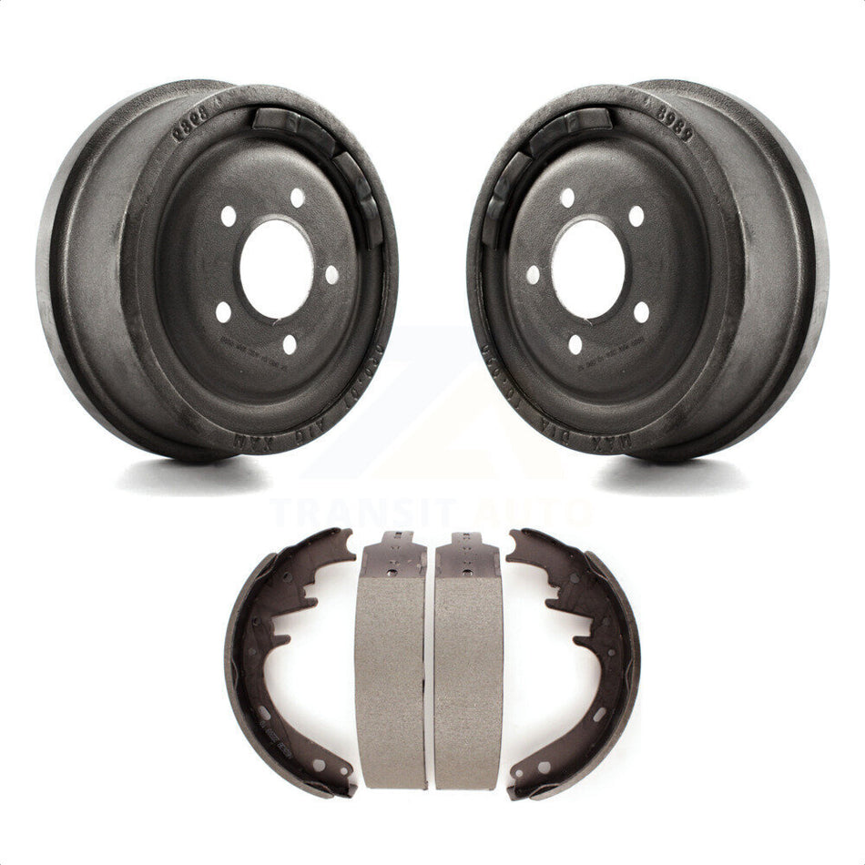 Rear Brake Drum Shoes Kit For 1983-1983 Ford F-150 F-100 With 10" Diameter K8N-100567 by Transit Auto