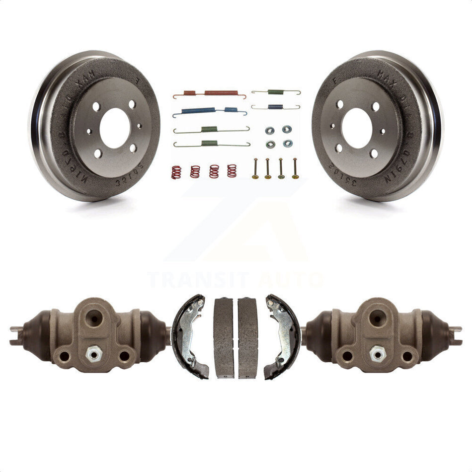 Rear Brake Drum Shoes Spring And Cylinders Kit For 2006 Hyundai Accent To 09 30 05 K8N-100604 by Transit Auto