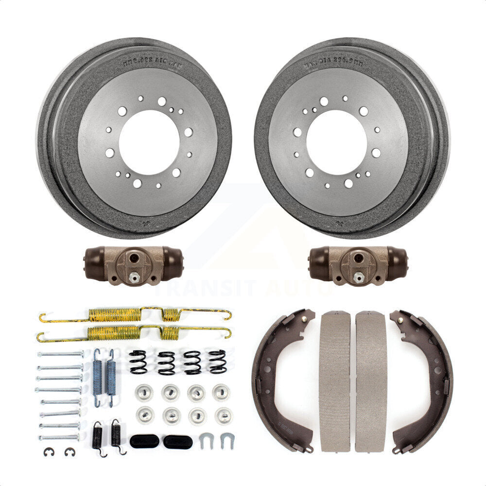 Rear Brake Drum Shoes Spring And Cylinders Kit (6Pc) For 2000-2002 Toyota Tundra K8N-100616 by Transit Auto