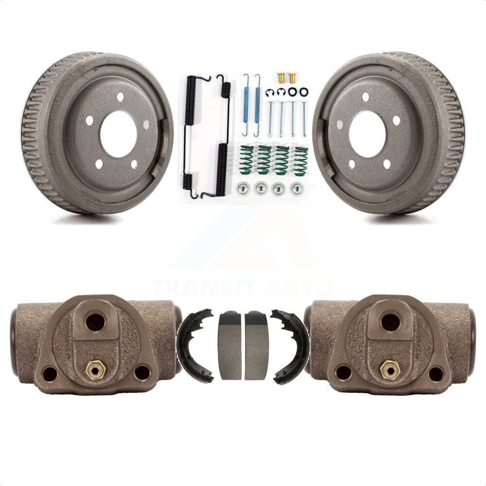 Rear Brake Drum Shoes Spring And Cylinders Kit For 1997 Chevrolet C1500 Suburban With 10" Diameter K8N-100641 by Transit Auto