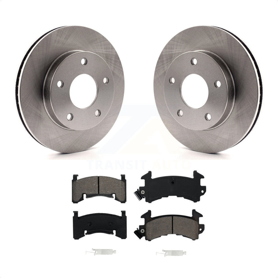 Front Disc Brake Rotor Semi-Metallic Pad Kit For Chevrolet S10 GMC Sonoma Blazer Jimmy S15 Cadillac Eldorado Oldsmobile Buick Riviera Seville Bravada Toronado Typhoon Syclone K8S-100001 by Transit Auto