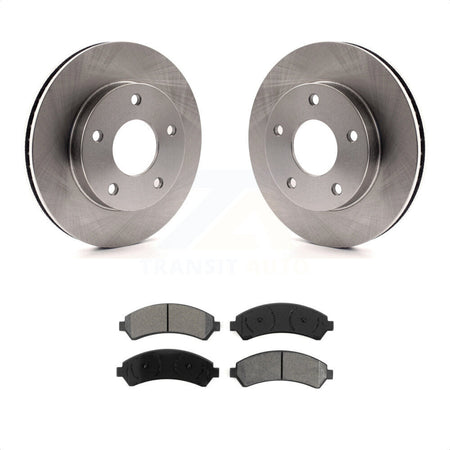 Front Disc Brake Rotors And Semi-Metallic Pads Kit For 1997-1997 Chevrolet Blazer GMC Jimmy 4WD K8S-100002 by Transit Auto