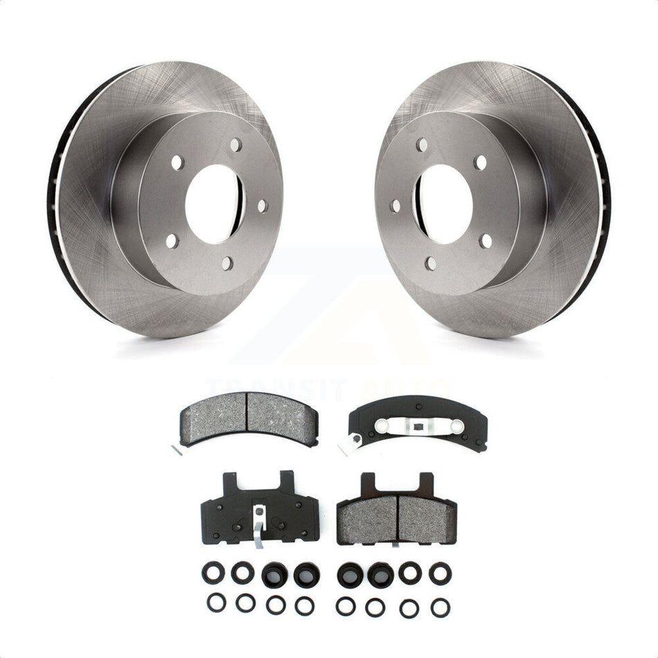 Front Disc Brake Rotors And Semi-Metallic Pads Kit For 1990-2002 Chevrolet Astro GMC Safari AWD K8S-100004 by Transit Auto