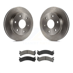 Front Disc Brake Rotors And Semi-Metallic Pads Kit For 2006-2006 Chevrolet Express 2500 GMC Savana K8S-100022