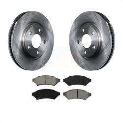 Front Disc Brake Rotors And Semi-Metallic Pads Kit For Pontiac Grand Prix Buick LaCrosse Chevrolet Uplander Montana Terraza Saturn Relay Allure K8S-100042