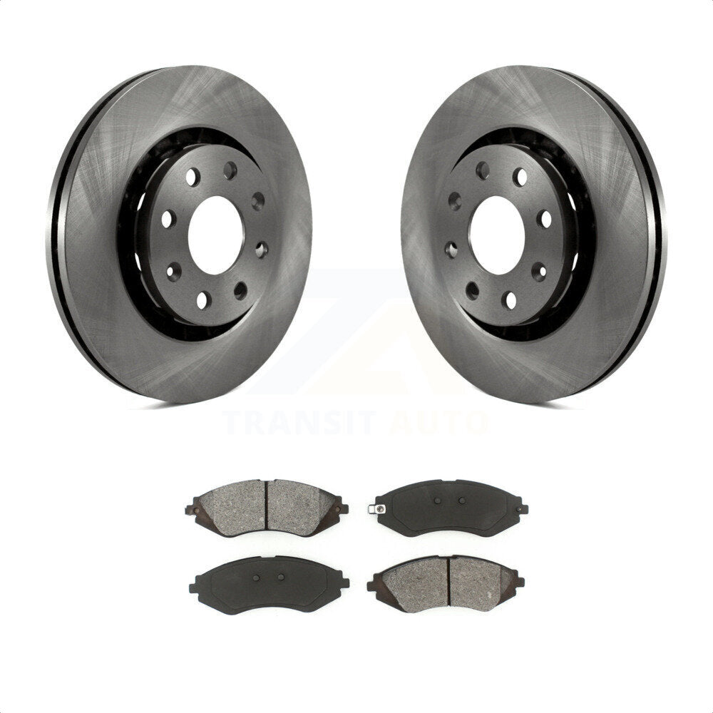 Front Disc Brake Rotors And Semi-Metallic Pads Kit For Chevrolet Aveo Spark Aveo5 EV Pontiac G3 Daewoo Lanos Suzuki Wave Wave5 Swift+ K8S-100043 by Transit Auto