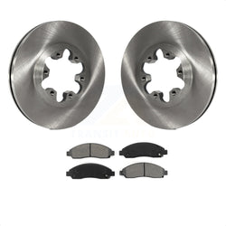 Front Disc Brake Rotors And Semi-Metallic Pads Kit For Chevrolet Colorado GMC Canyon Isuzu i-290 i-280 i-370 i-350 K8S-100044