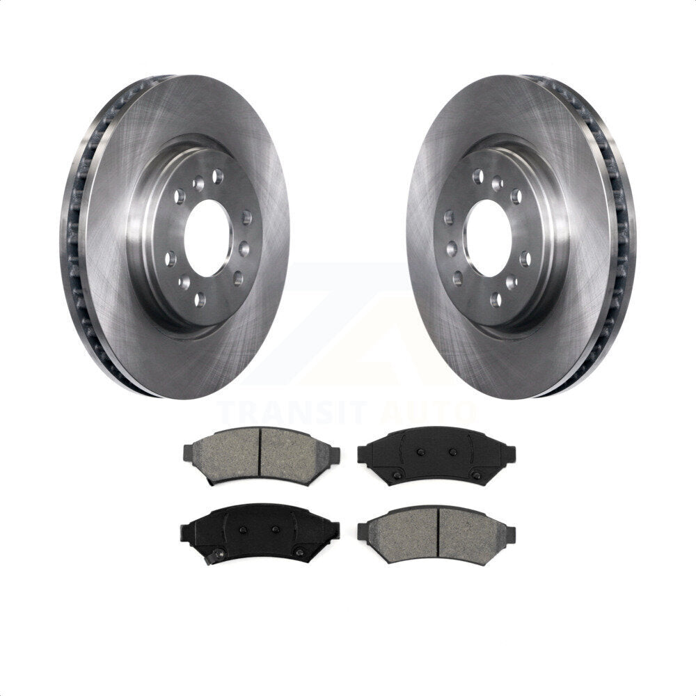 Front Disc Brake Rotors And Semi-Metallic Pads Kit For Chevrolet Uplander Buick Terraza Pontiac Montana Saturn Relay K8S-100055 by Transit Auto