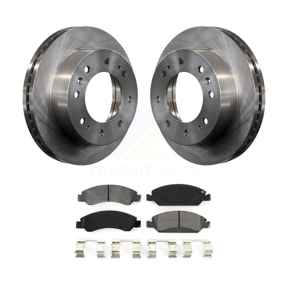 Front Disc Brake Rotors And Semi-Metallic Pads Kit For Chevrolet Silverado 1500 Suburban K8S-100081 by Transit Auto