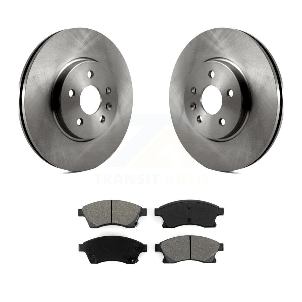 Front Disc Brake Rotors And Semi-Metallic Pads Kit For Chevrolet Buick Encore Trax Sonic K8S-100084 by Transit Auto