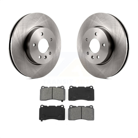 Front Disc Brake Rotors And Semi-Metallic Pads Kit For Cadillac ATS K8S-100086 by Transit Auto