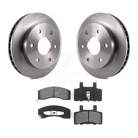 Front Disc Brake Rotors And Semi-Metallic Pads Kit For Chevrolet Tahoe GMC Yukon K2500 Suburban K1500 K8S-100089 by Transit Auto