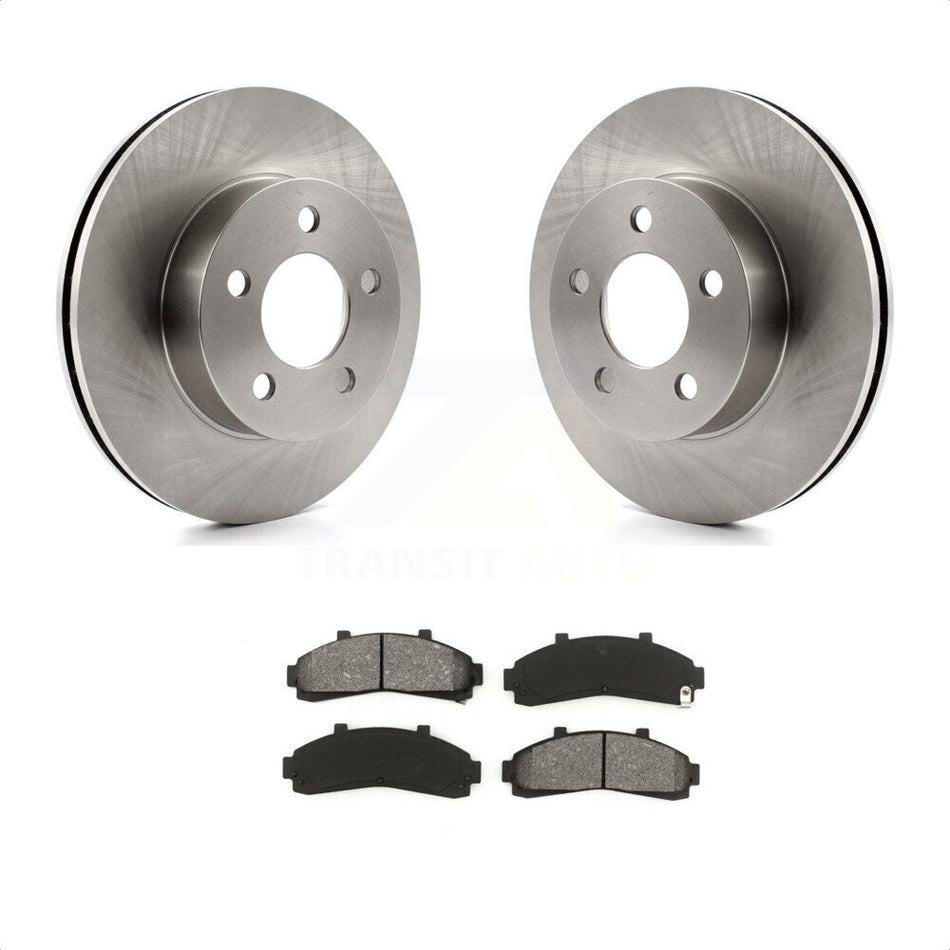 Front Disc Brake Rotors And Semi-Metallic Pads Kit For Ford Ranger Explorer Mercury Mountaineer Mazda B3000 B4000 K8S-100105 by Transit Auto