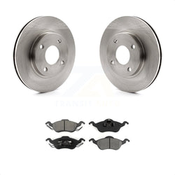 Front Disc Brake Rotors And Semi-Metallic Pads Kit For Ford Focus K8S-100121