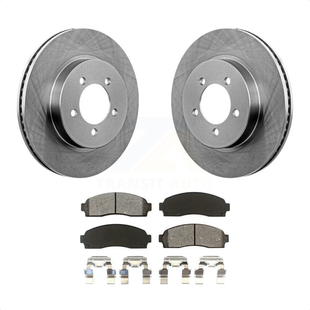 Front Disc Brake Rotors And Semi-Metallic Pads Kit For Ford Explorer Mercury Mountaineer K8S-100127 by Transit Auto