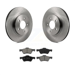 Front Disc Brake Rotors And Semi-Metallic Pads Kit For Ford Escape Mercury Mariner Mazda Tribute K8S-100136