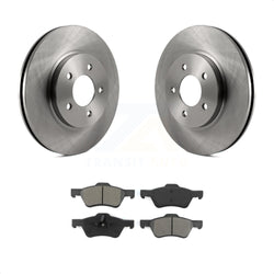 Front Disc Brake Rotors And Semi-Metallic Pads Kit For Ford Escape Mercury Mariner K8S-100137