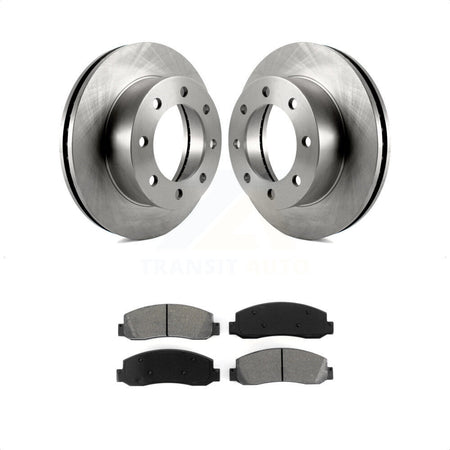 Front Disc Brake Rotors And Semi-Metallic Pads Kit For Ford F-250 Super Duty F-350 K8S-100138 by Transit Auto