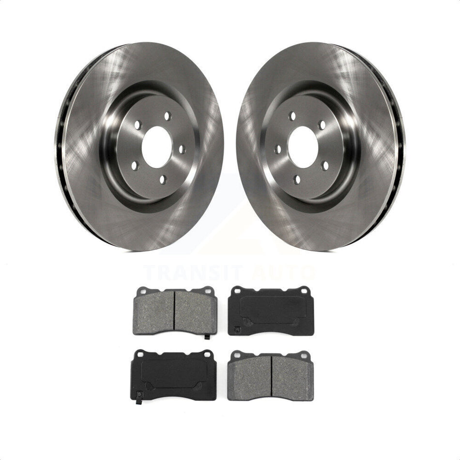 Front Disc Brake Rotors And Semi-Metallic Pads Kit For Ford Mustang K8S-100153 by Transit Auto