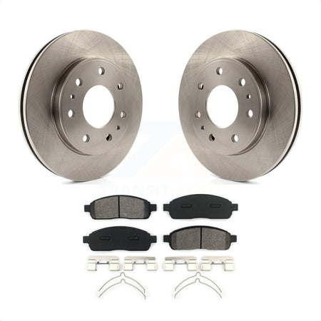 Front Disc Brake Rotors And Semi-Metallic Pads Kit For 2009 Ford F-150 With 7 Lug Wheels K8S-100162 by Transit Auto