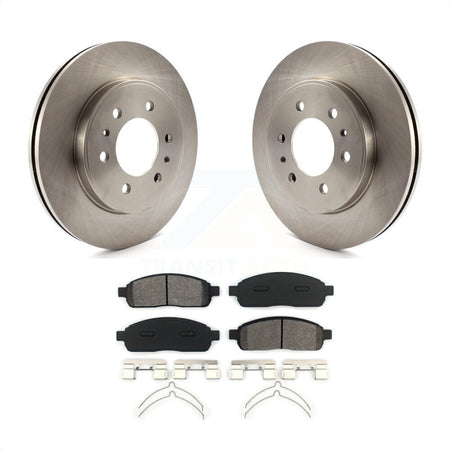 Front Disc Brake Rotors And Semi-Metallic Pads Kit For 2009 Ford F-150 With 6 Lug Wheels K8S-100163 by Transit Auto