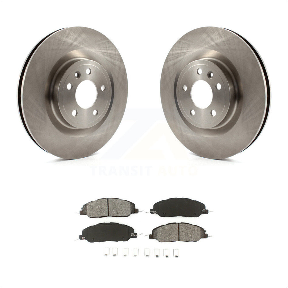 Front Disc Brake Rotors And Semi-Metallic Pads Kit For Ford Mustang K8S-100170 by Transit Auto