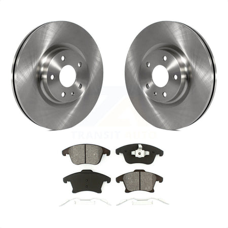 Front Disc Brake Rotors And Semi-Metallic Pads Kit For Ford Fusion Lincoln MKZ K8S-100175 by Transit Auto