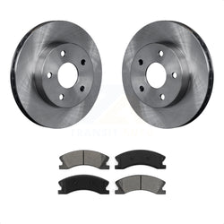 Front Disc Brake Rotors And Semi-Metallic Pads Kit For Jeep Grand Cherokee K8S-100199
