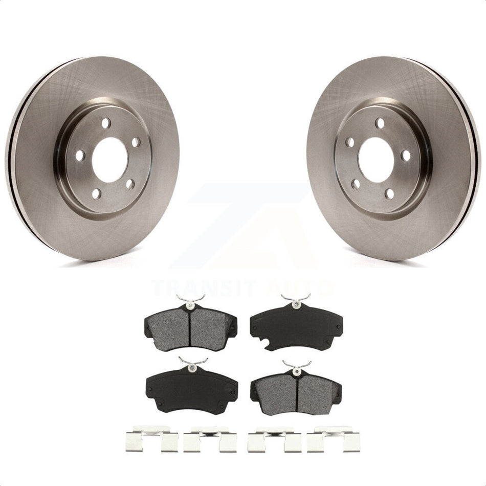 Front Disc Brake Rotors And Semi-Metallic Pads Kit For Chrysler PT Cruiser Dodge Neon K8S-100217 by Transit Auto