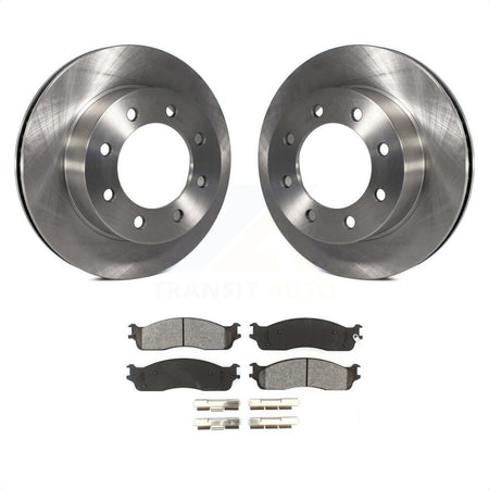 Front Disc Brake Rotors And Semi-Metallic Pads Kit For Dodge Ram 2500 1500 3500 K8S-100218 by Transit Auto