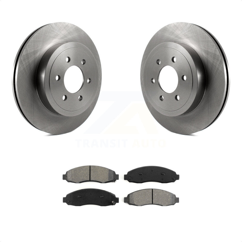 Front Disc Brake Rotors And Semi-Metallic Pads Kit For 2003-2004 Dodge Dakota K8S-100219 by Transit Auto