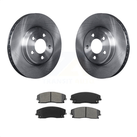 Front Disc Brake Rotors And Semi-Metallic Pads Kit For Dodge Charger Chrysler 300 Challenger Magnum K8S-100221 by Transit Auto