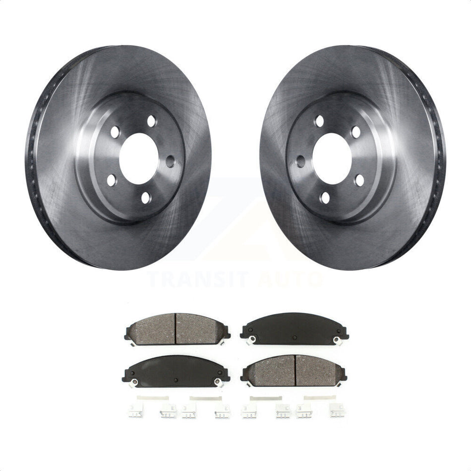 Front Disc Brake Rotors And Semi-Metallic Pads Kit For Dodge Charger Chrysler 300 Challenger K8S-100222 by Transit Auto