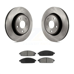 Front Disc Brake Rotors And Semi-Metallic Pads Kit For Jeep Grand Cherokee Commander K8S-100225