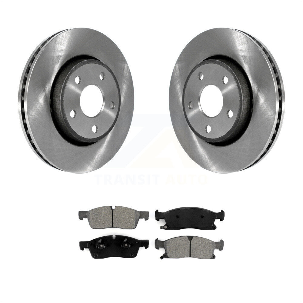 Front Disc Brake Rotors And Semi-Metallic Pads Kit For Jeep Grand Cherokee Dodge Durango K8S-100239 by Transit Auto