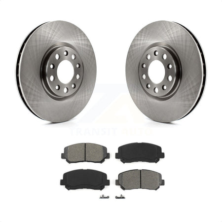 Front Disc Brake Rotors And Semi-Metallic Pads Kit For Dodge Dart Chrysler 200 K8S-100243 by Transit Auto