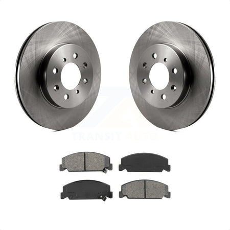 Front Disc Brake Rotors And Semi-Metallic Pads Kit For 1997 Honda Civic LX with 4-Wheel ABS K8S-100259 by Transit Auto