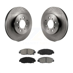 Front Disc Brake Rotors And Semi-Metallic Pads Kit For Honda Civic Insight Acura EL K8S-100261