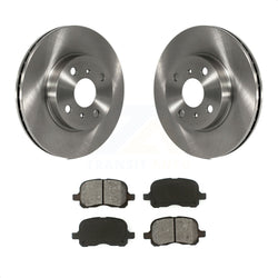 Front Disc Brake Rotors And Semi-Metallic Pads Kit For 1998-2002 Toyota Corolla Chevrolet Prizm K8S-100284