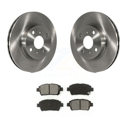 Front Disc Brake Rotors And Semi-Metallic Pads Kit For 2001-2003 Toyota Prius K8S-100285