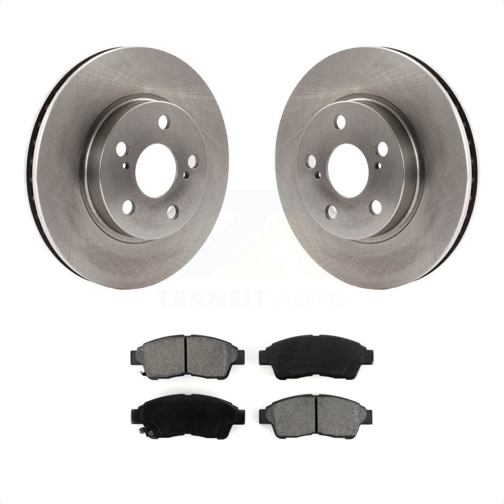 Front Disc Brake Rotors And Semi-Metallic Pads Kit For 1994-1997 Toyota Celica ST K8S-100293 by Transit Auto