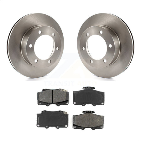 Front Disc Brake Rotors And Semi-Metallic Pads Kit For Toyota 4Runner Tacoma K8S-100298 by Transit Auto