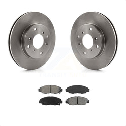 Front Disc Brake Rotors And Semi-Metallic Pads Kit For Honda Accord Acura CL K8S-100314