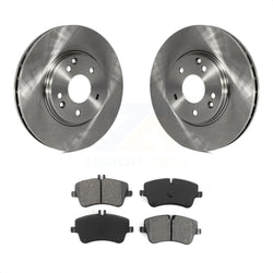 Front Disc Brake Rotors And Semi-Metallic Pads Kit For Mercedes-Benz C240 CLK350 C320 C280 CLK320 SLK280 SLK300 C350 K8S-100328