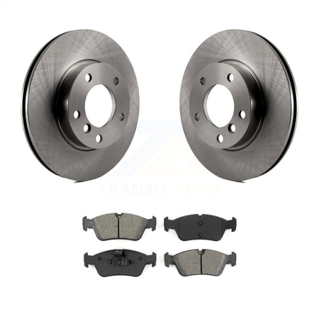 Front Disc Brake Rotors And Semi-Metallic Pads Kit For BMW Z3 Z4 323i 323Ci 328i 318i 323is 328is 318is 320i K8S-100331 by Transit Auto