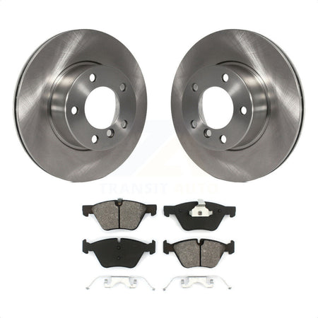 Front Disc Brake Rotors And Semi-Metallic Pads Kit For BMW 528i 525i K8S-100341 by Transit Auto