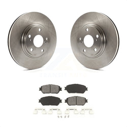 Front Disc Brake Rotors And Semi-Metallic Pads Kit For 2004-2006 Lexus ES330 K8S-100348