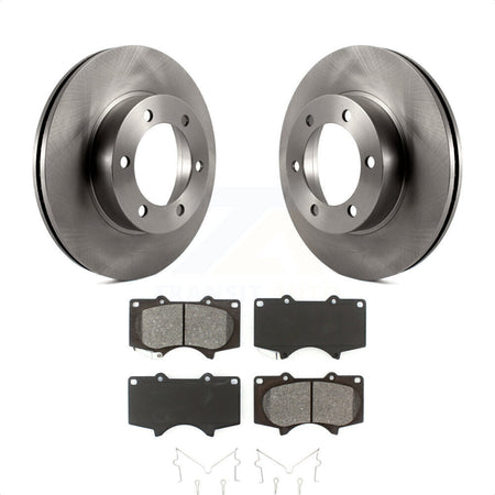 Front Disc Brake Rotors And Semi-Metallic Pads Kit For Toyota Tundra Sequoia K8S-100354 by Transit Auto