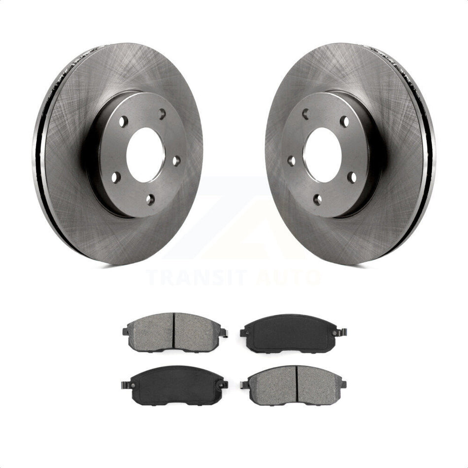 Front Disc Brake Rotors And Semi-Metallic Pads Kit For 2000-2001 Nissan Maxima Infiniti I30 INFINITI K8S-100359 by Transit Auto